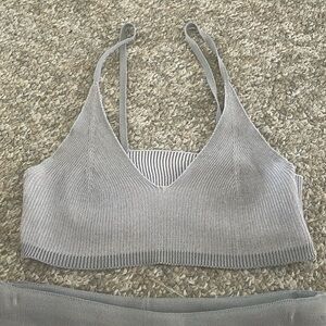 Jacquemus Gray Bralette Top